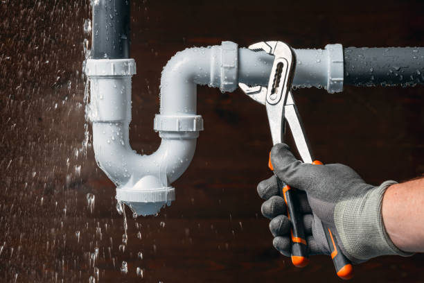 Professional Water Line Repair technician working in Montgomery, TX